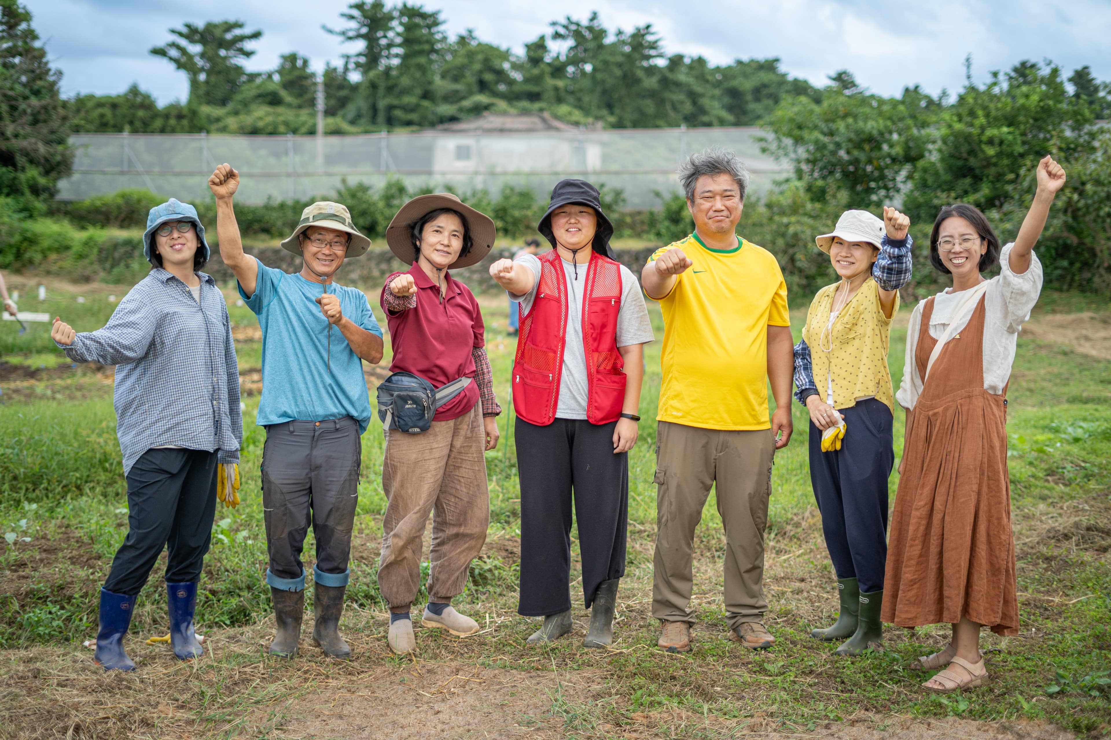올바른농부장 현장 모습