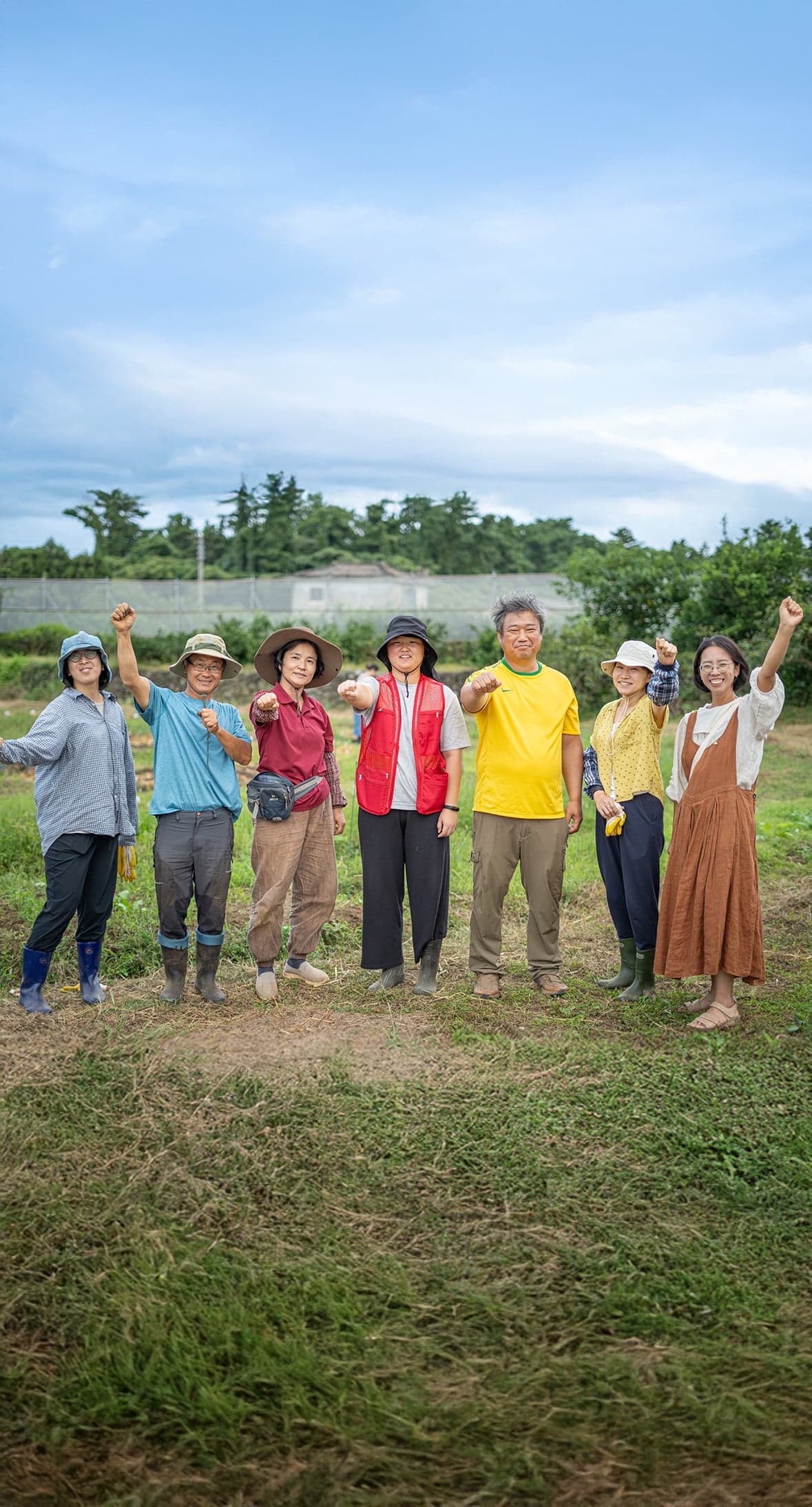 올바른농부장 현장 모습