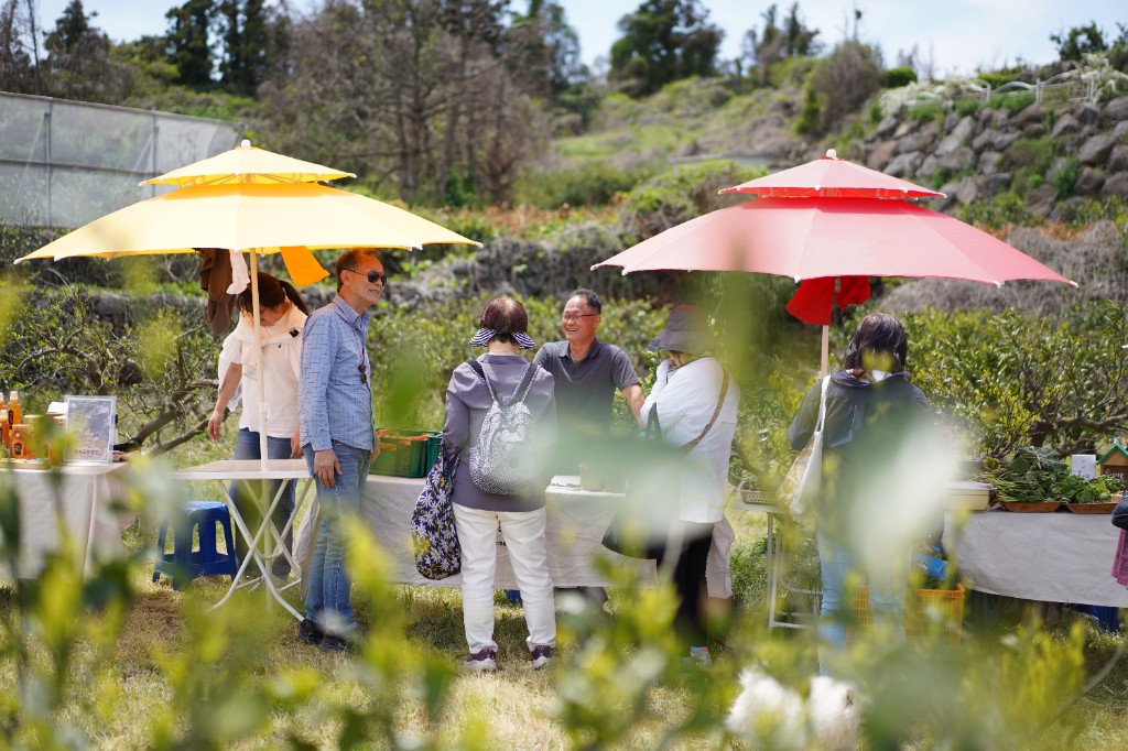 올바른농부장 장터 현장 사진